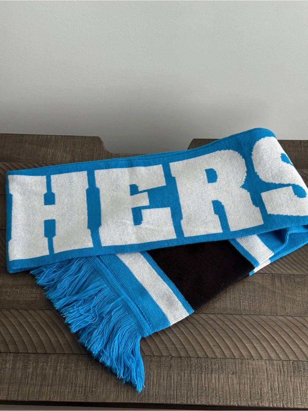 Carolina Panthers NFL Knit Winter Scarf
